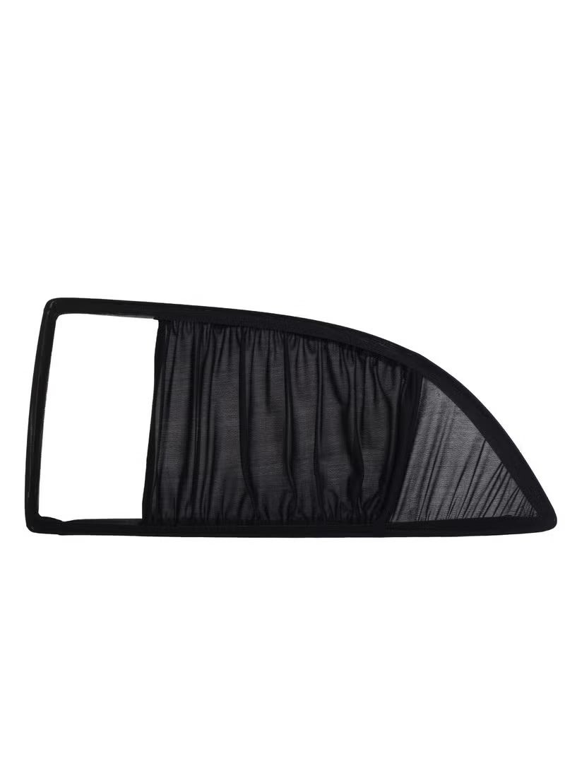 Car Side Window Sunshade Mesh Socks, Set of 4, Compatible with Toyota Yaris 2017 - Image 2